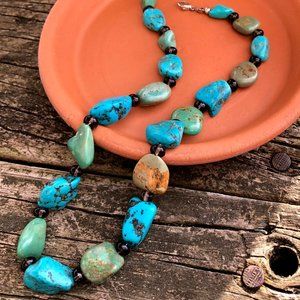 Turquoise Bead Necklace